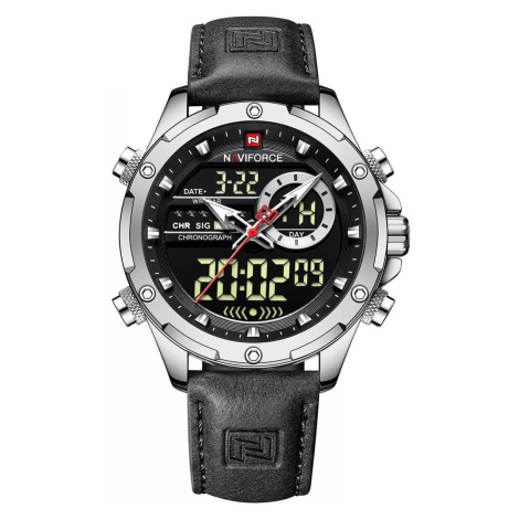 Pánské hodinky NAVIFORCE NF9208 SGNGN - CHRONOGRAF + BOX