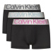 Pánské boxerky CALVIN KLEIN LOW RISE TRUNK 3PK-B- ARONA, ASHF GRY, ULTRA PINK LGS