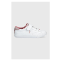 Dětské sneakers boty Polo Ralph Lauren bílá barva