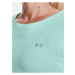 Modré dámské tričko Under Armour UA HG Armour SS