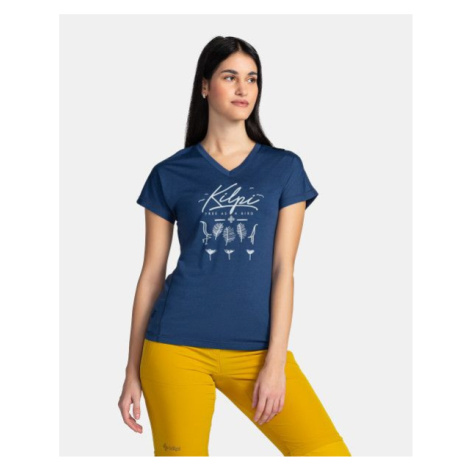 Dámské funkční tričko Kilpi MERIN-W Tmavě modrá