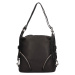 Dámská kožená batůžko-kabelka Trend Ariana - černá