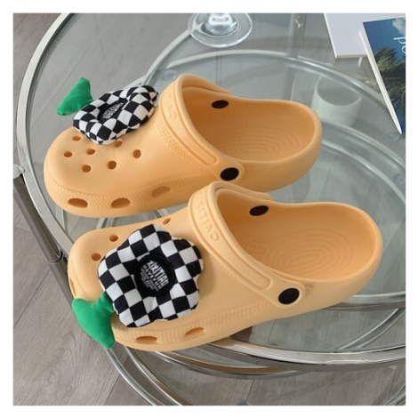 Gumové pantofle letní plážové boty se zdobením