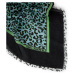 Šála karl lagerfeld k/monogram scarf leopard modrá