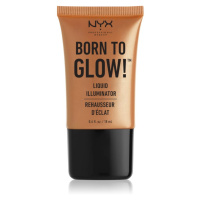 NYX Professional Makeup Born To Glow tekutý rozjasňovač odstín 03 Pure Gold 18 ml