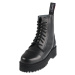 boty kožené unisex - 8 dírkové - STEADY´S - STE/804_black