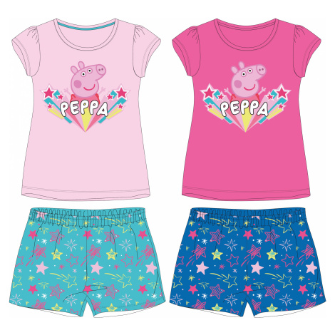 Dívčí letní pyžamo - Prasátko Peppa 5204668, světle růžová