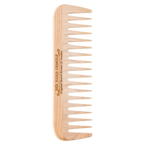 Mr Bear Family Grooming Tools dřevěný hřeben na vousy 1 ks