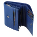Dámská kožená malá peněženka Bellugio Aijva, modrá
