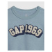 Světle modrá klučičí mikina s nápisem GAP 1969