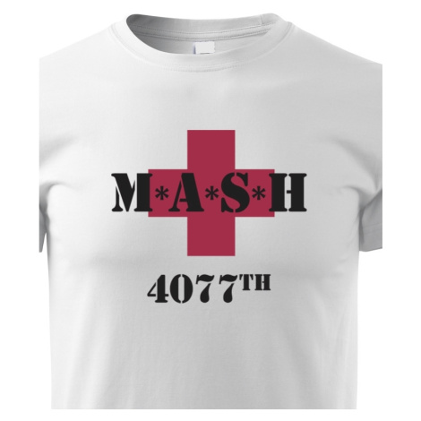 Dětské tričko s potiskem legendárního seriálu MASH 4077 BezvaTriko