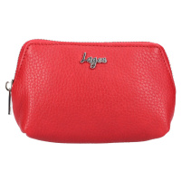 Dámská kožená peněženka s klíčenkou Leaura Laura - červená