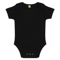 Larkwood Dětské body s krátkým rukávem LW055 Black