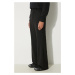 Vlněné kalhoty AMBUSH Flare Pants černá barva, jednoduché, BMCO003F24FAB0011000