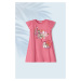 Dětské šaty s kabelkou Mayoral růžová barva, mini