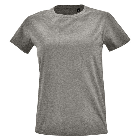 SOĽS Imperial Fit Women Dámské triko SL02080 Grey melange SOL'S