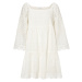 Bonprix BODYFLIRT šaty s perforací Barva: Bílá, Mezinárodní