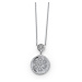 Oliver Weber Půvabný ocelový náhrdelník s kubickými zirkony Ukulan Magic Blossoms 12321