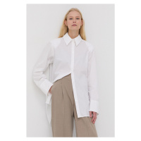 Košile Herskind Mr Shirt dámské, bílá barva, relaxed, s klasickým límcem