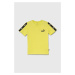 Dětské bavlněné tričko Puma Ess Tape Tee B žlutá barva, s potiskem