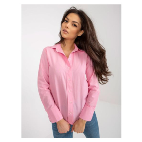 Dámské tričko s límečkem STELA růžové LAKERTA