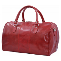 Příruční kožená taška Červená, 50 x 25 x 28 (XT00-V8815M-00TAM)