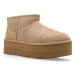 UGG BOTY ULTRA MINI PLATAFORM Béžová