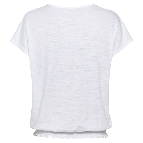 Bonprix BODYFLIRT příjemné tričko Barva: Bílá, Mezinárodní