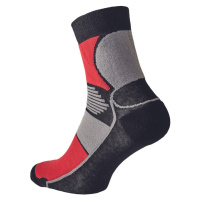 Knoxfield Basic Unisex ponožky 03160040 černá/červená