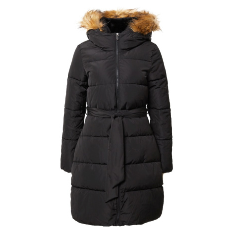 Lindex Zimní kabát nažloutlá / černá