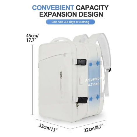 Cestovní dámský batoh do letadla