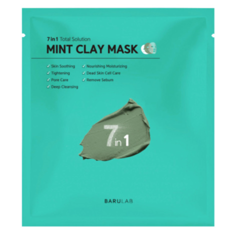 BARULAB - 7IN ONE SOLUTION - MINT CLAY MASK - Korejská pleťová maska 30 g