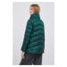 Péřová bunda Geox ADRYA dámská, zelená barva, zimní