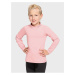 Světle růžové holčičí termo tričko se stojáčkem KILPI WILLIE