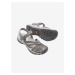 Světle šedé dámské žíhané sandály Keen Rose