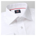 Pánská košile Slim Fit bílé barvy s hladkým vzorem 11389