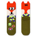 Dětské ponožky Happy Socks Fox Scout zelená barva