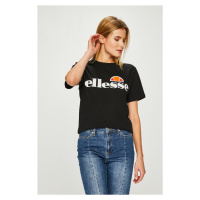 Bavlněné tričko Ellesse Albany Tee černá barva, SGS03237