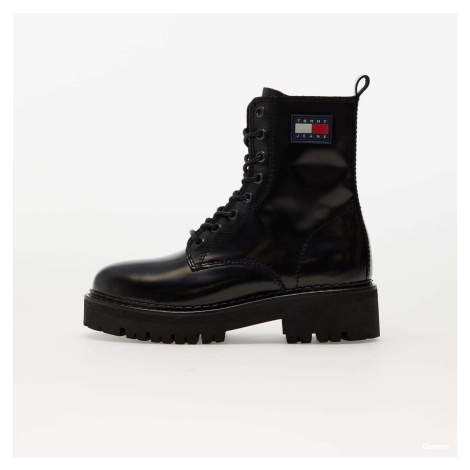 TOMMY JEANS Lace Up Boots Black Tommy Hilfiger