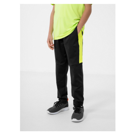 4F JUNIOR-BOYS FUNCTIONAL TROUSERS JSPMTR001-20S-DEEP BLACK I Černá