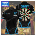 Unisex tričko polo Darts s potiskem 3D pro šipkaře CS3340