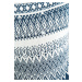 BONPRIX rolákový svetr se vzorem Barva: Modrá, Mezinárodní