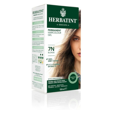 HERBATINT Permanentní barva na vlasy blond 7N 150 ml