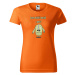 DOBRÝ TRIKO Dámské tričko Největší nervák Barva: Oranžová