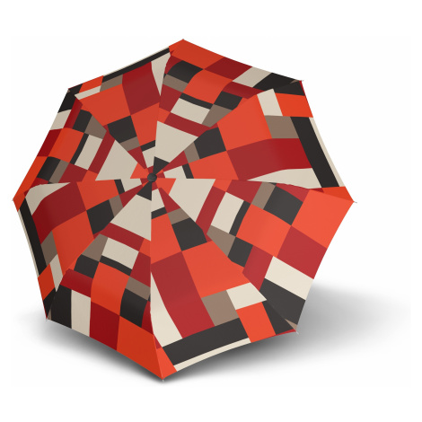 Červený skladací automatický dámský deštník Alsea Doppler