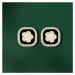 Éternelle Náušnice s perlou a zirkony Kamélie - květina E1371/MCK Zlatá