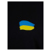 Černé dámské oversize tričko Netřeba slov z kolekce DOBRO. pro Ukrajinu