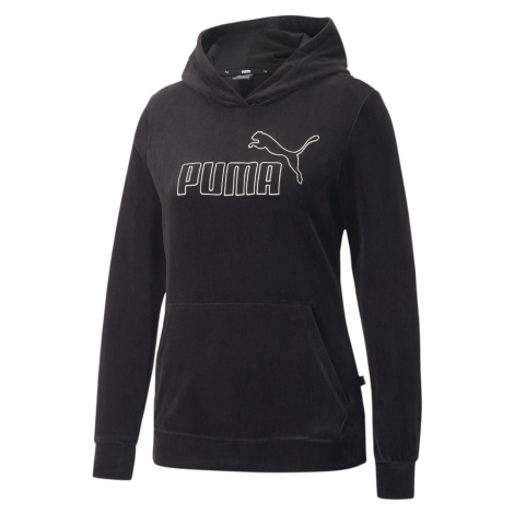 PUMA Mikina univerzálni dámské Puma Ess Velour Hoodie
