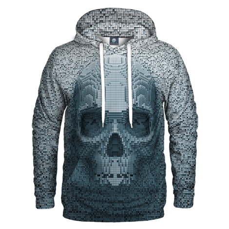 Aloha From Deer Pixel Skull Hoodie H-K AFD343 Blue