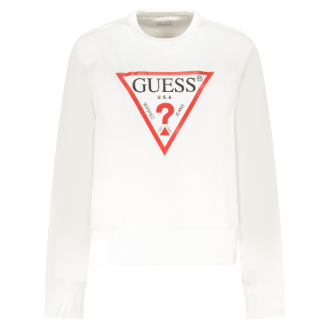 Bílá mikina Guess s logem